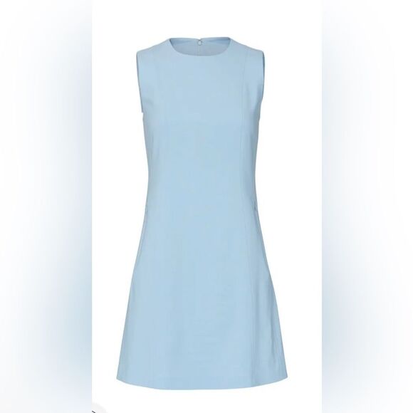 Theory Blue Stream Helaina Dress Size 8 - Picture 4 of 9